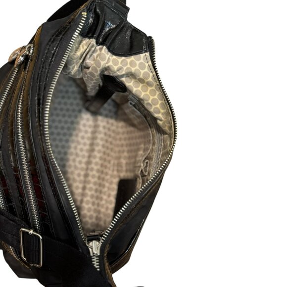 Brighton shoulder Bag.  Adustable. strap  Black - Picture 6 of 7